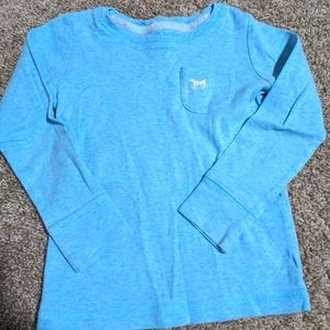 Mini Boden Blue Long Sleeve Shirt 3-4yrs